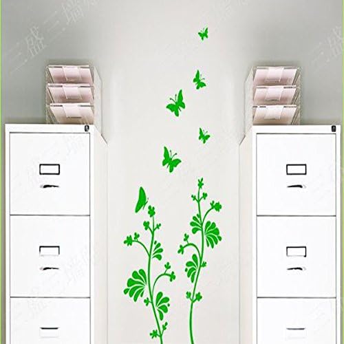 Newly Designed Butterfly Flower Decorative Stickers For Wall Home Living Bed Room Sofa TV Backdrop Decor Art Wallpaper Floral Beautiful House Decorate Removable Murals