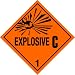Warning Explosive 1.3C D3