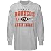 Image of Reebok Denver Broncos Ash 50th Anniversary Arch Long Sleeve T-shirt