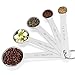 Kollea Stainless Steel Measuring Spoons for Dry and Liquid Ingredients, 5 Pieces Set