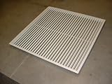 2 Deep Fixed Aluminum Louver 48x48White Powder Coat