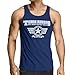CAPTAIN AMERICA-TEAM ROGERS-CIVIL WAR inspired Mens Tank Top Navy (Medium)
