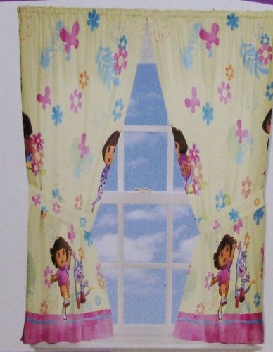 DORA THE EXPLOYER WINDOW PANEL/CURTAINS/DRAPES