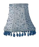 Blue Starburst Chandelier Shade