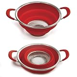 Review Norpro 2167R / Norpro Red Grip EZ Silicone Knockdown Colander
