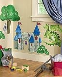 Boys Knights Castle Wallpaper Wall Mural Border