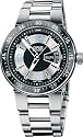 Oris Men's Williams F1 Team Black and Silver Dial Stainless Steel Bracelet Watch #4174MB
