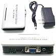 VGA +Audio to HDMI For HD HDTV Video Projector Converter Adapter Box 1080P