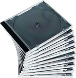 Vact 10.4mm Standard Size CD/DVD/Blu-Ray Jewel Case - 10 Pack