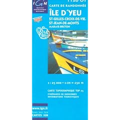 Carte de randonn�e : �le d'Yeu