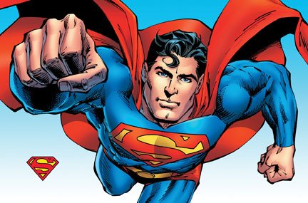 Superman (Flying) Art Poster Print - 24