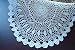 Vintage Hand Crochet Lace White Round Doily