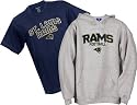 St. Louis Rams Youth Belly Banded Hooded Sweatshirt and T-Shirt Combo Pack