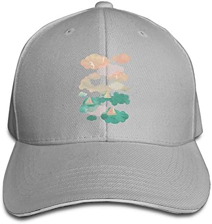 Men' Fashionable Summer Clouds Sandwich Sideline Cap