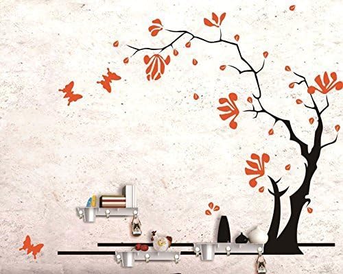 Dream Wall Decal with In-Built Shelves, Orange Tree by Dream Wall