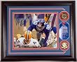 Michael Strahan New York Giants - Sack Record - Autographed Photo Mint
