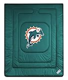 Miami Dolphins Locker Room Comforter - Twin Bed