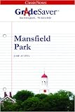 GradeSaver(tm) ClassicNotes Mansfield Park