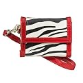 Ruby Couture Zebra Print Camera Case - Black/ White/ Red (M100-140)