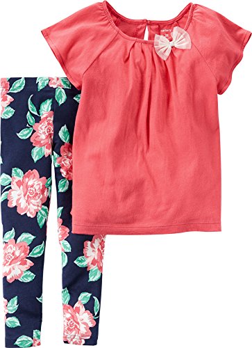 Carter's 2 Piece Bow Set 259g112, Red/Rose