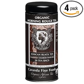 Caranda Fine Foods African Black Tea, Organic Morning Rouge Teabags, 20 Count Tins 51z4ll9OBKL. SL500 AA280 PIbundle 4,TopRight,0,0 AA280 SH20 Caranda Fine Foods African Black Tea, Organic Morning Rouge Teabags, 20 Count Tins