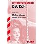 Interpretationshilfe Deutsch: Interpretationshilfen Deutsch  Wolf: Medea. Stimmen
