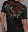 Monarchy Summer - Men's Dayaced Short Sleeve Tee in Dusty Black