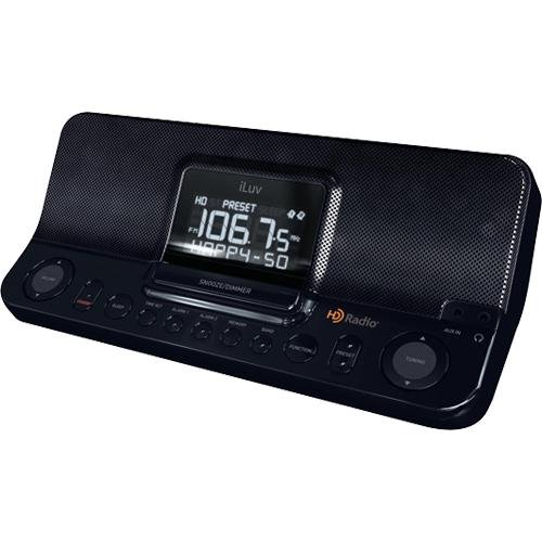 iLuv HD Radio & Dual Alarm Clock - Black (I168)
