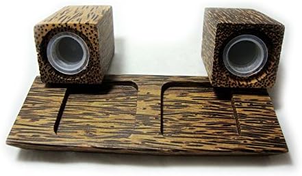 [3 Pack]. Pepper and Salt Shaker Set (Palm Wood) Block Design.