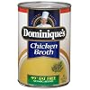 Dominique's Chicken Broth, 13.75-Ounce Cans (Pack of 12)