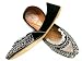 Beachcombers! Ethnic Velvet and Netting Indian Khussa Belly Dance Shoes Black Silver
