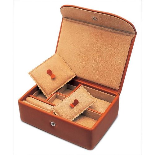 Small Leather Watch Box and Jewelry Box by Underwood