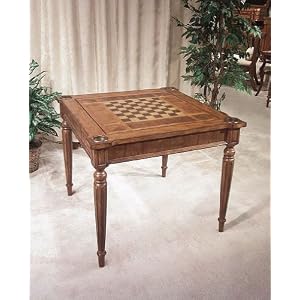 Best Buy Antique Cherry Multi Game Table: Furniture & Decor