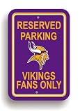 NFL Minnesota Vikings Plastic Parking Sign