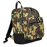 Port & Company - Basic Backpack Bag, Military Camo