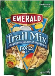 Emerald Tropical Blend Premium Trail Mix, 6-Ounce Pouches (Pack of 6)