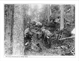Historic Print (L): [Alaska]: Dyea Trail blocked by falling horse