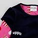 Coralup Little Girls Skirt Autumn Long Sleeve Dress(Navy,5-6 Years)