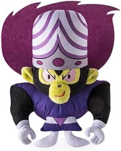 Adorable 8-inch The Power Puff Girls Mojo Jojo Plush Figure Toy for Kids Ages 3+