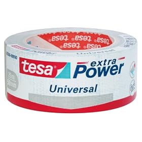 Tesa Silver Gaffer Duct Tape, 50 mm x 25 m
