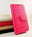 Cute lovely Little Witch Flip Pouch Cover PU Leather Skin Case Cover for Huawei Ascend Y300 U8833 rose