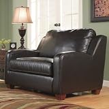 Meagan - Chocolate Metro Modern Chair and a Half With Sleeper