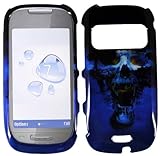 T-mobil Nokia Astound C7 Accessory - Blue Skull Designer Protective Hard Ca ....