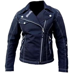 Damen Motorrad Jacke Motorradjacke Schwarz Tribal Gr.L