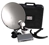 Visua VSAT EF40 - 40cm Easy find Touring Satellite Kit 12v/230v in tough ABS case