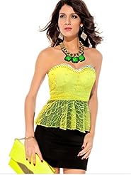 Spandex Lace Club Dress/Evening Dress/Party Dress/Mini Dress 