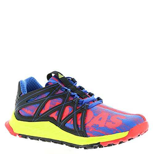 adidas Performance Boys' Vigor Bounce J Trail Runner, Blue/Black/Electricity, 6.5 M US Big Kid