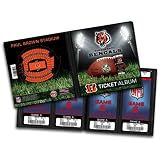 NFL Cincinnati Bengals Ticket Album