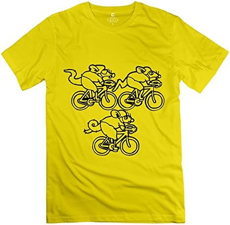 TIANYI Custom Men's Rat Race Trio T Shirt SizeXXL ColorYellow