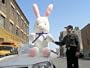 THE BIGGEST STUFFED EASTER BUNNY ONLINE IS MADE IN AMERICA - 7-FEET-TALL BIG STUFFED BUNNY RABBIT - HUGE PLUSH JUMBO BIG LARGE STUFFED ANIMAL - PERFECT FOR EASTER DISPLAY OR GREAT GIFT ANYTIME - AMERICAN MADE IN THE USA AMERICA - COLOR: WHITE